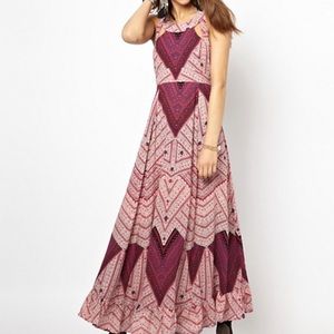 Free People printed max dress